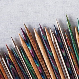 Set kim đan Knitpick thân gỗ