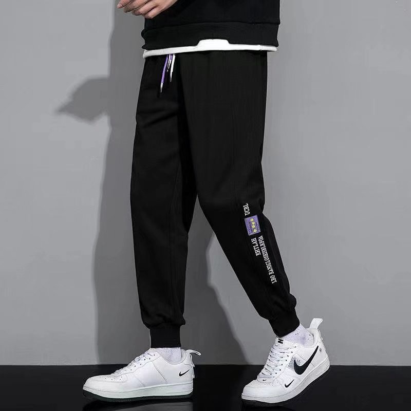 Quần Dài Lưng Thun Ống Rộng Oversize Thời Trang Nhật Bản Chất Lượng Cao Cho Nam Size M-3XL