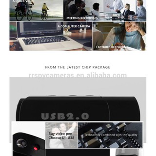 [HOT] Camera Mini DVR U - 838 USB 2.0 Màu Đen