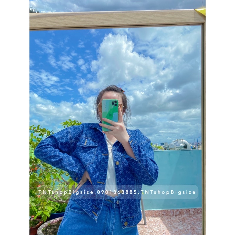 Áo Khoác Jeans [ TNT Shop Bigsize 60kg 90kg ]