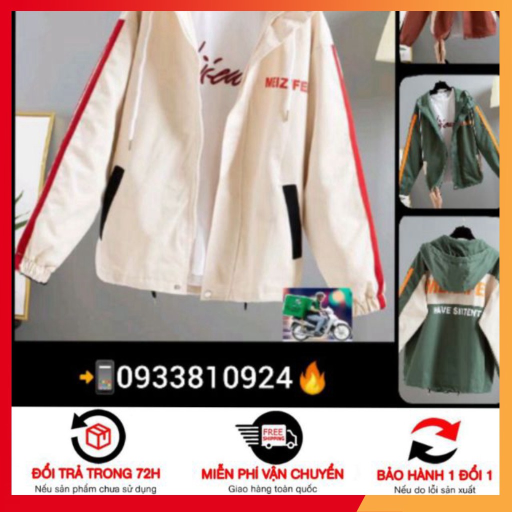 𝗡𝗘𝗪 𝗔𝗥𝗥𝗜𝗩𝗔𝗟 GIỐNG HÌNH 100%🤩ÁO KHOÁC KAKI TÚI XÉO