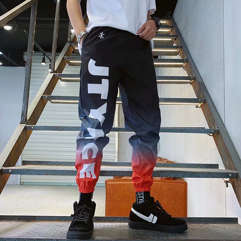 Men's dynamic style printed wide-legged pants | BigBuy360 - bigbuy360.vn