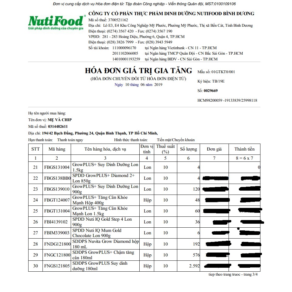 Thùng sữa GROW PLUS ĐỎ bao bì mới 48 hộp - 110ml