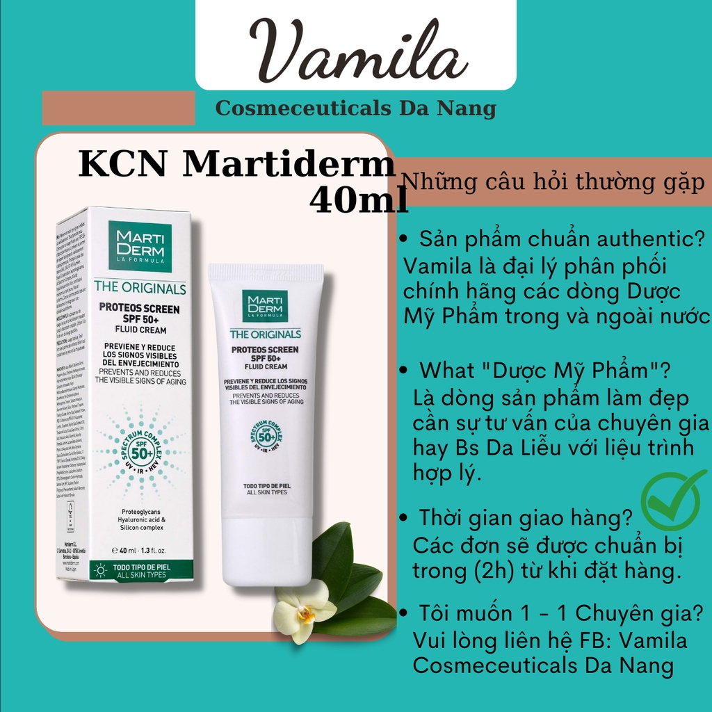 Kem Chống Nắng Martiderm SPF 50+ 40ml Chống Nắng Hiệu Quả Toàn Diện Cho Treatment