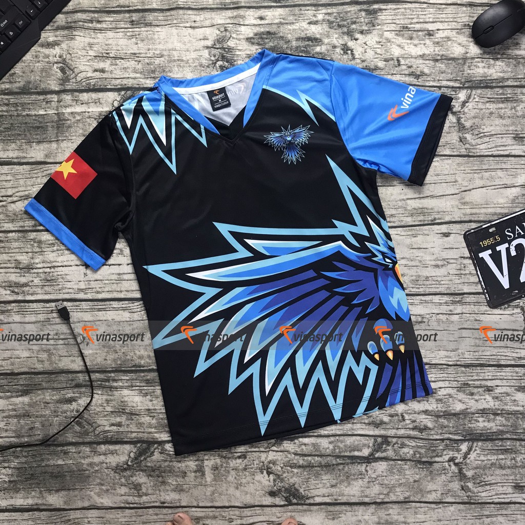 Áo game thi đấu Esports nam ngắn tay – Mẫu thiết kế Phoenix