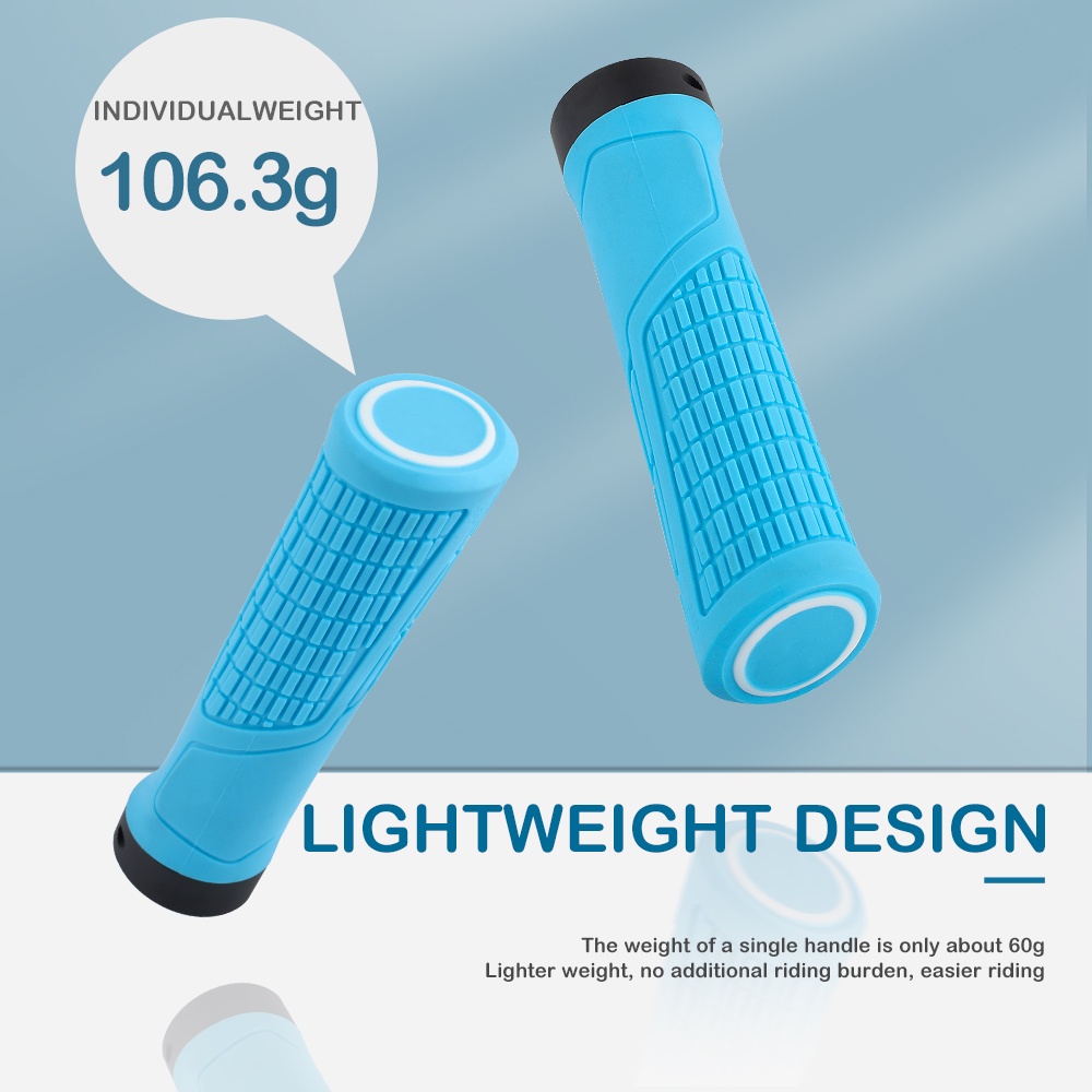 Cặp vỏ bọc tay lái xe đạp leo núi TANKE bằng silicone chống trượt 22.2mm