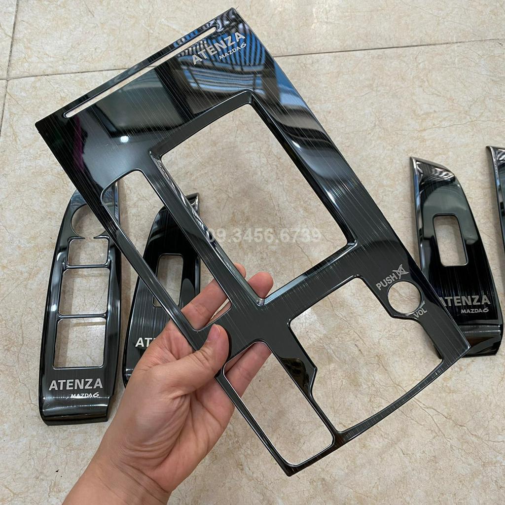 Ốp nội thất xe Mazda 6 2020 2021 2022 2023 - 5 chi tiết Mẫu Titan