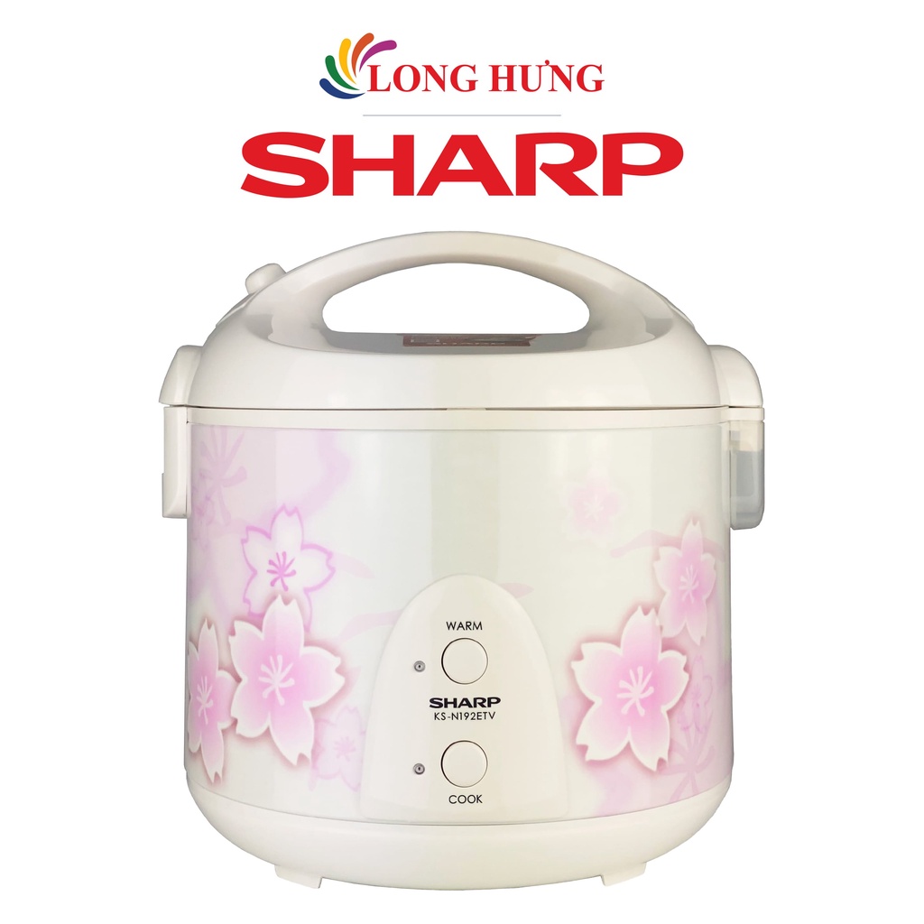 [Mã ELHADEV giảm 4% đơn 300K] Nồi cơm điện nắp gài Sharp 1.8 lít KS-N191ETV&quot;SB&quot;/N192ETV&quot;SP&quot; - Hàng chính hãng