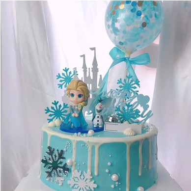 Bộ 4 món đồ chơi mô hình nhân vật trong hoạt hình Frozen 2