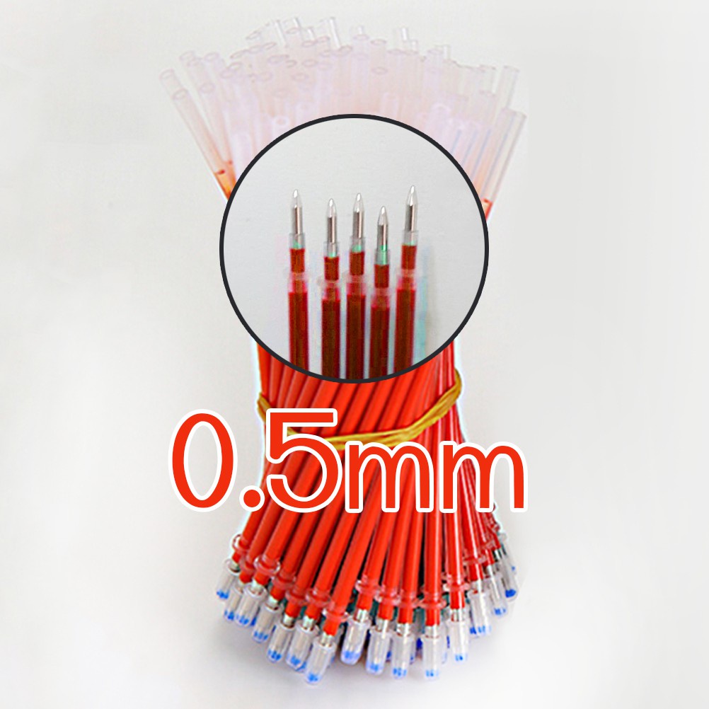 Cod Qipin 25pcs Cheapest Gel Pen Refill 3 Color Ink Replacement 0.5️mm Pen Refill Stationery Office Supply