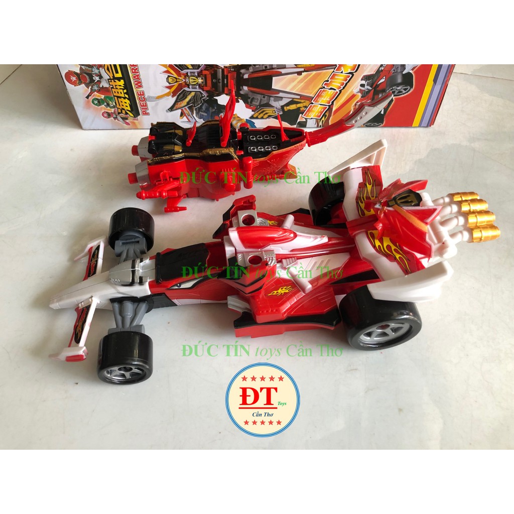 ĐỒ CHƠI HỘP RÁP ROBOT HẢI TẶC BIẾN HÌNH XE ĐUA