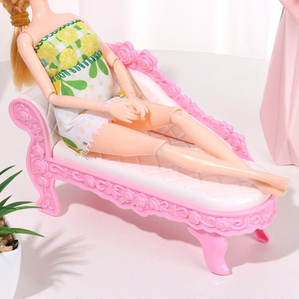 Mô Hình Ghế Sofa Mini Màu Cầu Vồng Dễ Thương Trang Trí Nhà Búp Bê Tỷ Lệ 1:12