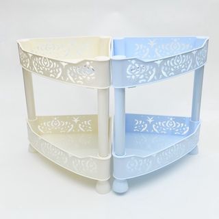 Kệ góc hoa nhựa 2T đa năng, Kệ để nhà bếp, phòng tắm, Kệ góc nhà tắm loại dày đẹp Mã: NH2