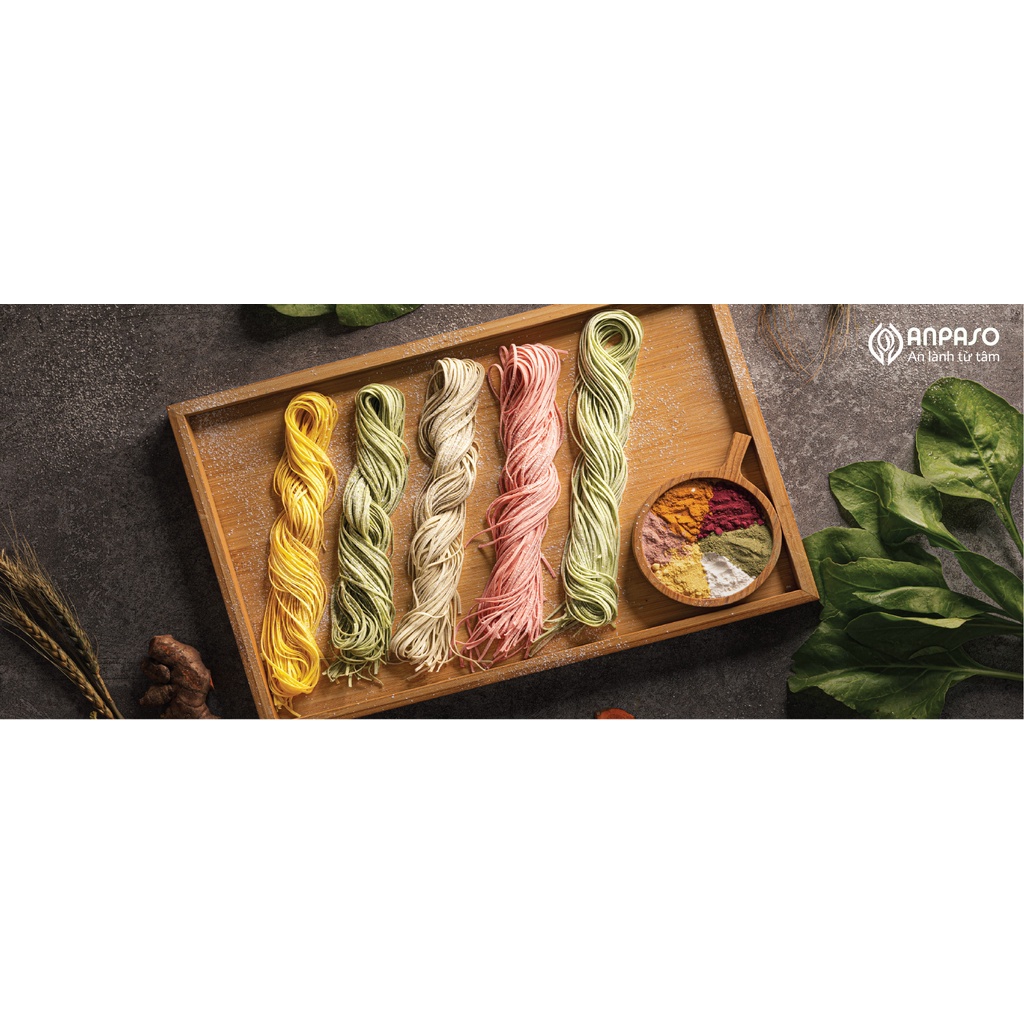 Mì Rau Củ Dinh Dưỡng Organic Anpaso 6 vị, Ăn Chay, Giảm Cân, Tốt Cho Hệ Tiêu Hóa 120g/300g