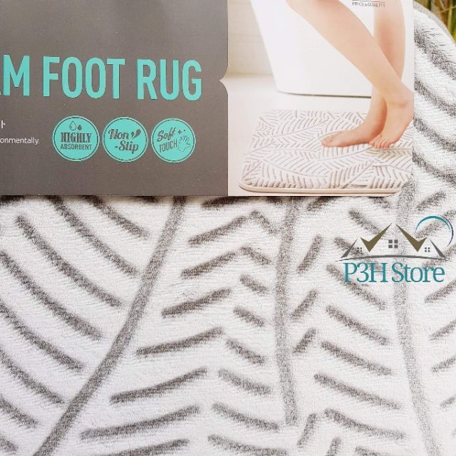 Thảm dặm chân Lock&Lock Memory Foam Pattern foot rug