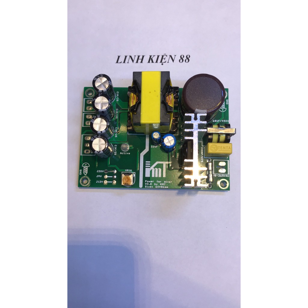 Nguồn Autovolt cho Mixer, Vang số, PA,...
