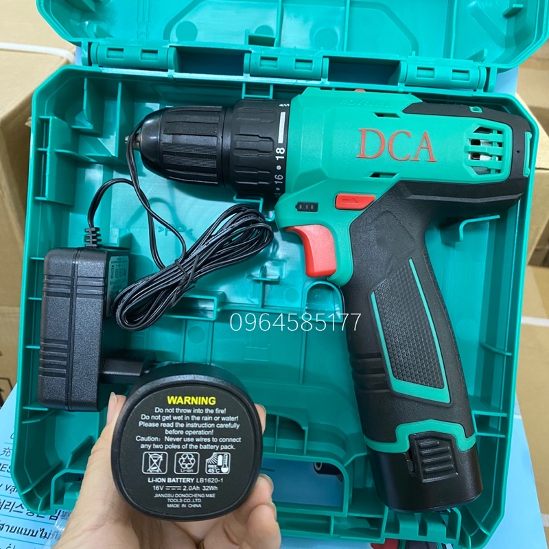 Máy khoan dùng pin DCA 16v ADJZ1602 Nhỏ Gọn Bảo Hành 6 Tháng