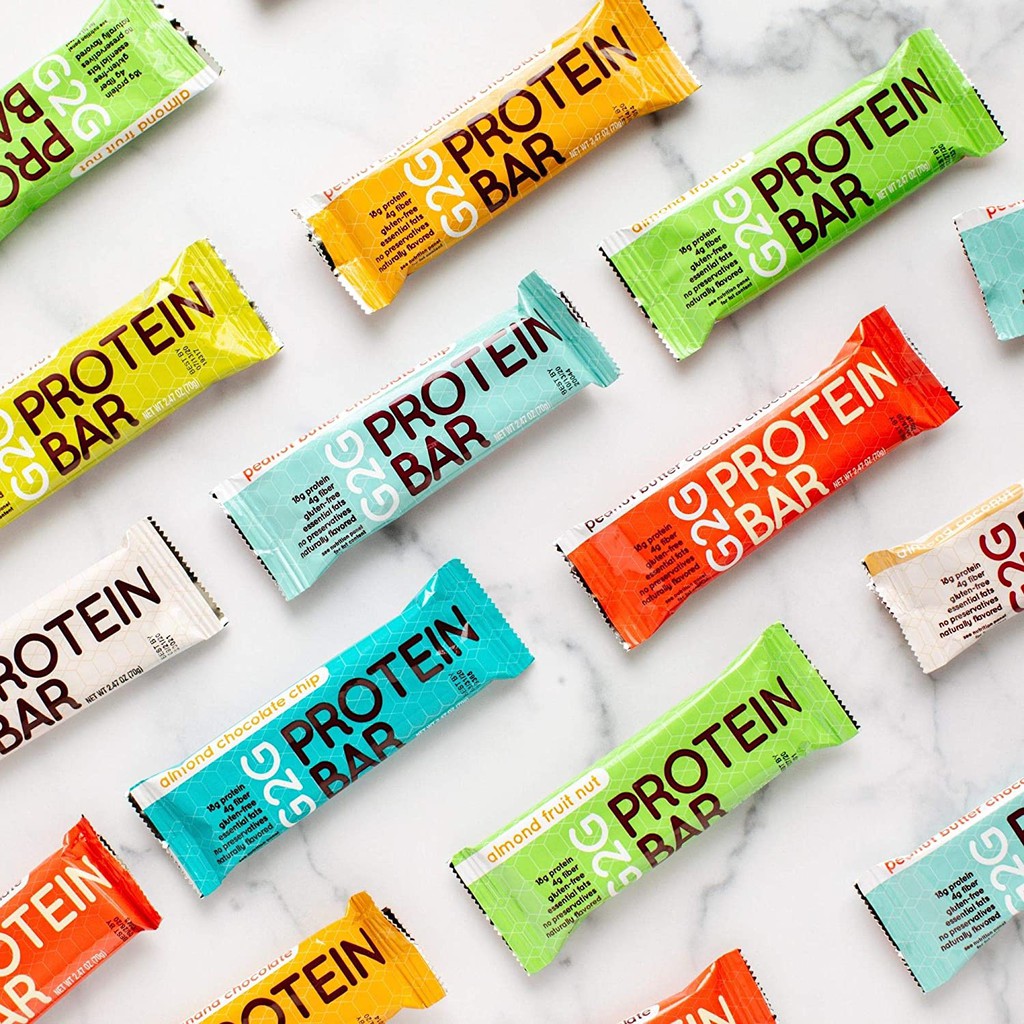 [Mã GRO2405 giảm 10% đơn 250K] [USA - Protein Energy Bar] Thanh bánh nạp năng lượng healthy Protein Bar G2G