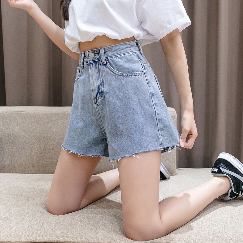NRVP Quần Short Jeans Lưng Thun Plus Size