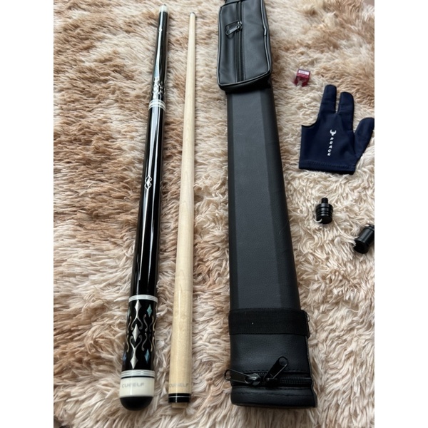 Gậy bida cá nhân chơi 3C chuyên nghiệp tặng combo bao da, găng tay, lơ cá nhân