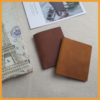 Ví nam đứng da bò sáp - 100% da bò thật bh 3 năm