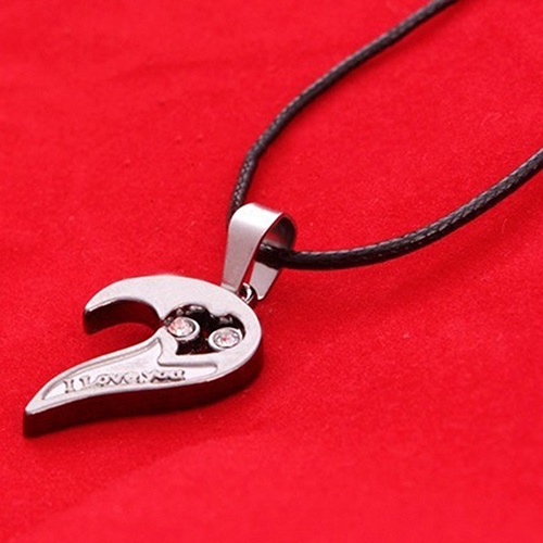 [Hàng Có Sẵn] Set 2 Dây Chuyền Ghép Hình Trái Tim Cho Cặp Đôi