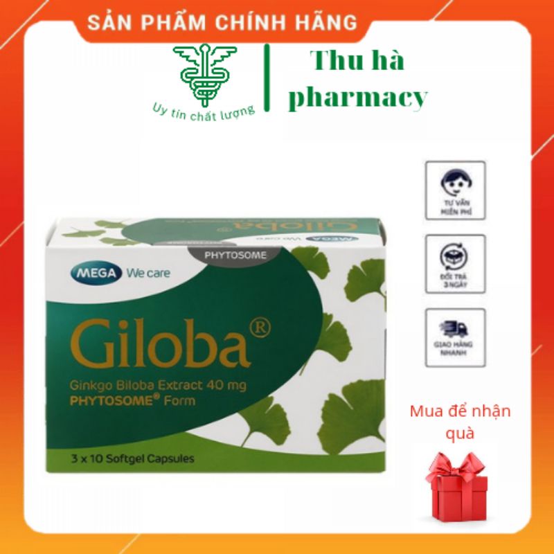 GILOBA 40mg Mega We Care nhập khẩu chính hãng (Hộp 30 viên)