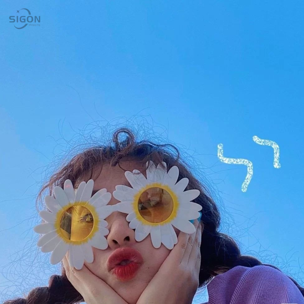 Funny And Cute Style Glasses, Casual Outdoor Photo Party Trend All-Match