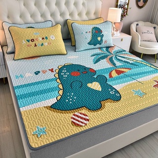 Chiếu điều hoà cao su non 5D Xinh bedding vải lụa Tencel mát vào su non