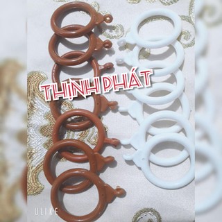 10 khoen nhựa treo rèm cửa