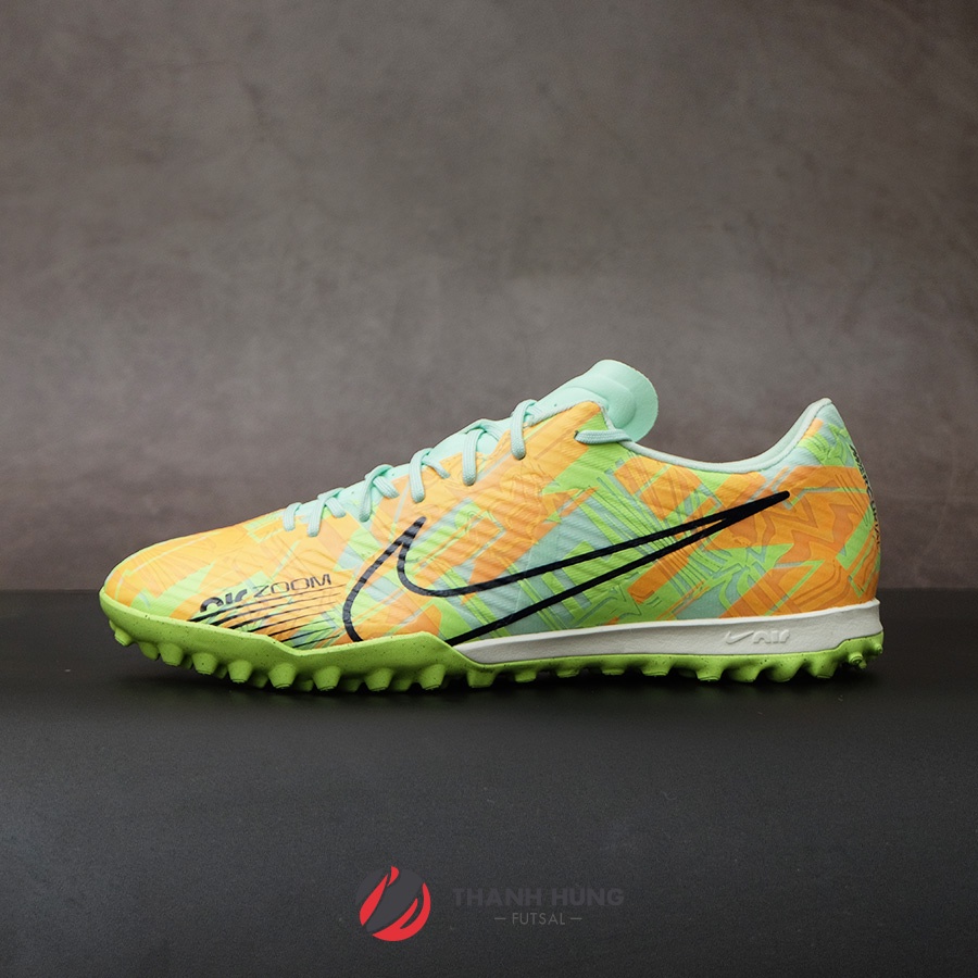 GIÀY ĐÁ BÓNG CHÍNH HÃNG NIKE ZOOM MERCURIAL VAPOR 15 ACADEMY TF - DJ5635-343 - XANH MẠ NON 💛