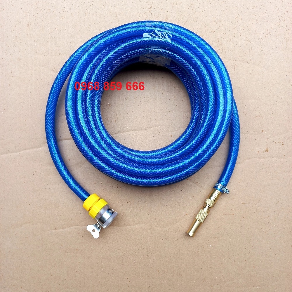 Vòi xịt rửa xe tăng áp lực 3 - 30m vòi tưới cây gia đình 8 chế độ phun ,lắp cho vòi nước nhà tiện dụng