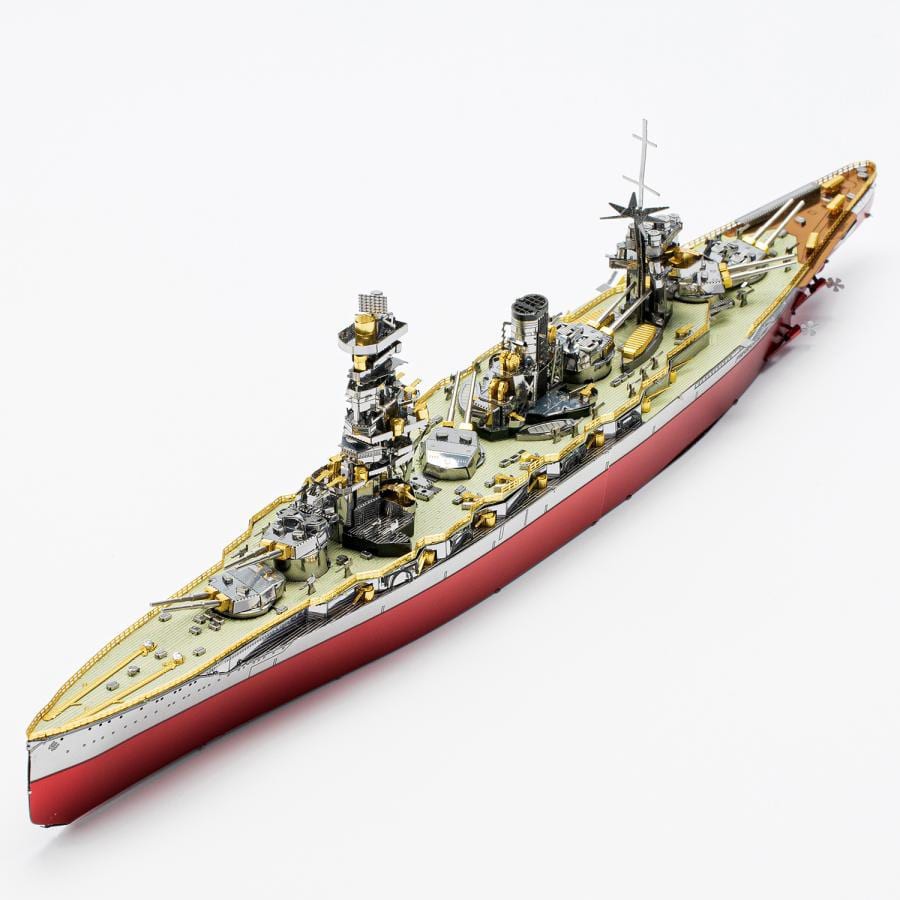 Chưa Ráp Mô Hình Thép 3D Piececool Tàu Chiến Thiết Giáp Hạm Hải Quân Nhật Bản Fuso Battleship
