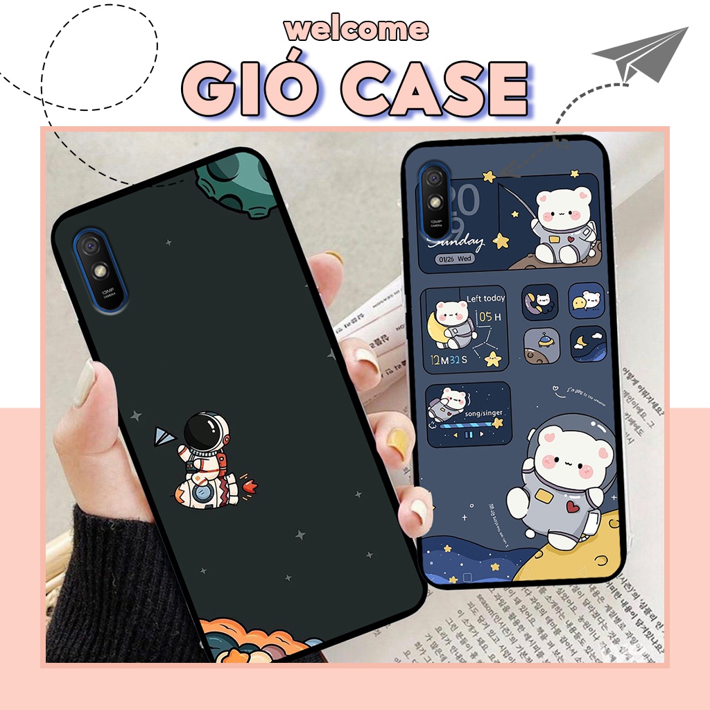 Ốp lưng XIAOMI REDMI 9A hình phi hành gia độc đáo siêu hot,bền đẹp – ốp nhựa chống trầy,chống va đập