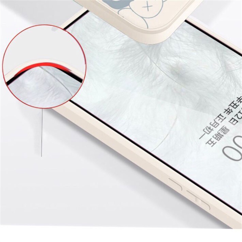 Ốp Điện Thoại Silicon Dẻo Vuông Hình Sesame Street Elmo IPhone 14 13 12 11 Pro Max Plus Mini X XS XR Xsmax 6 6S 7 8 Plus