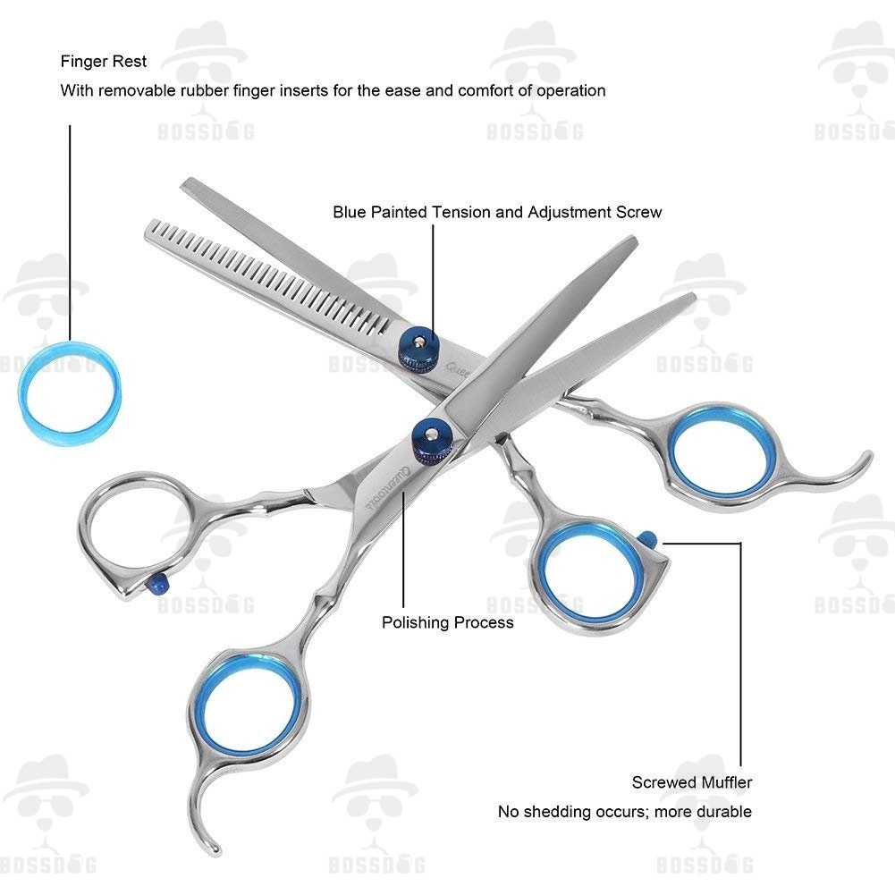 Bộ dụng cụ cắt tỉa lông - Tông đơ cho chó mèo - Kéo cắt tỉa lông thú cưng | BossDog