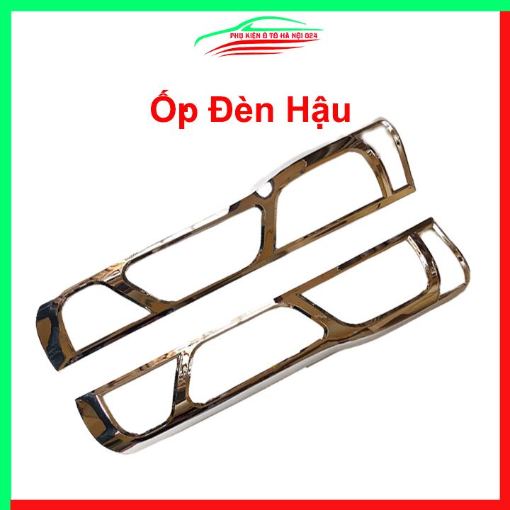 Ốp viền đèn pha hậu mạ crom Transit 2014-2020 chống trầy trang trí bảo vệ xe