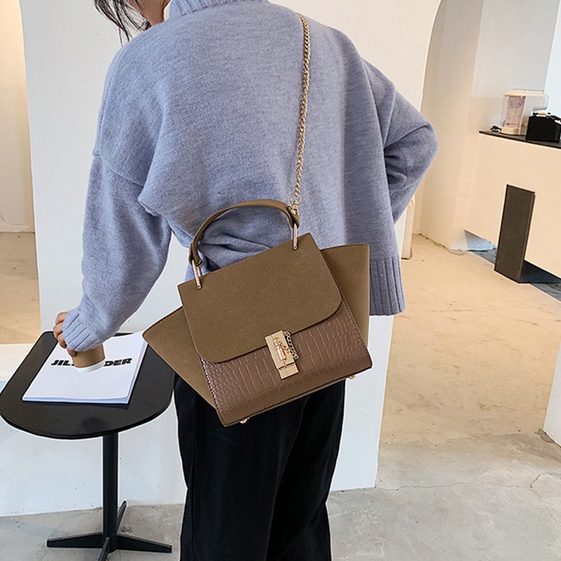 Túi đeo chéo IELGY thiết kế hình đôi cánh phong cách retro thời trang cho nữ