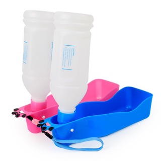 Bình nước di động 600ml cho chó mèo (có ảnh thật)