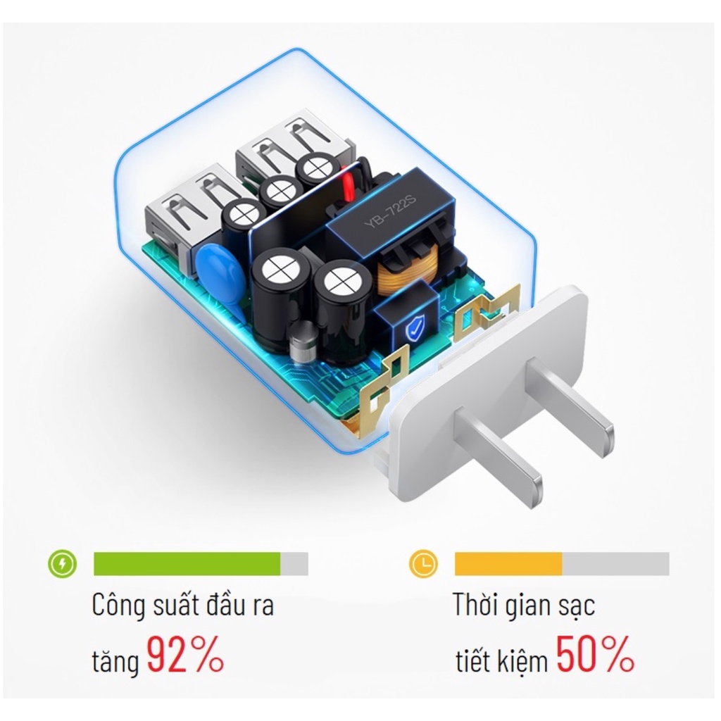 Củ sạc 10w chống quá dòng dùng cho máy đọc sách