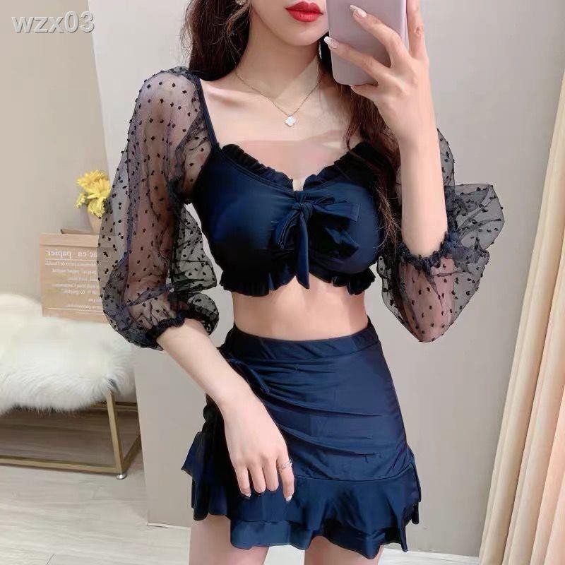 Áo tắm suối nước nóng mới 2020 nữ váy dài hai mảnh sexy kiểu bikini phù hợp cho học sinh che bụng và gầy | BigBuy360 - bigbuy360.vn
