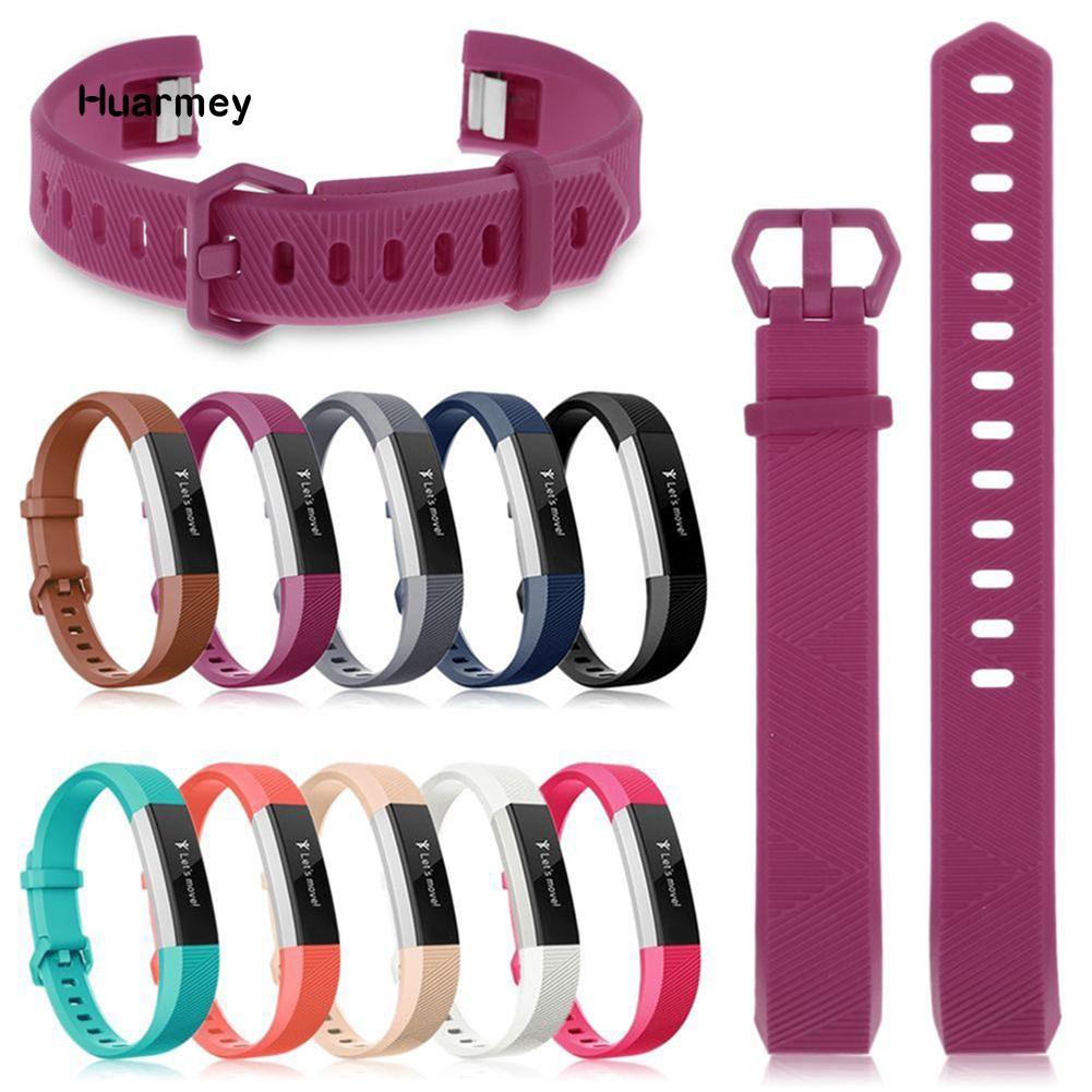 Dây Đeo Thay Thế Cho Đồng Hồ Thông Minh Fitbit Alta Hr Bằng Silicone