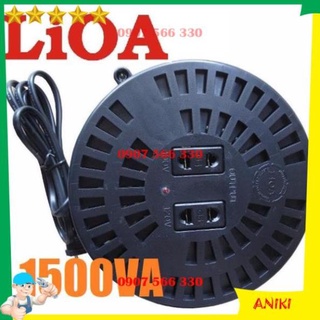 Biến áp 1500VA LIOA DN015 (đổi nguồn hạ áp 1 pha, vào 220V ra 100V - 120V) Đsg