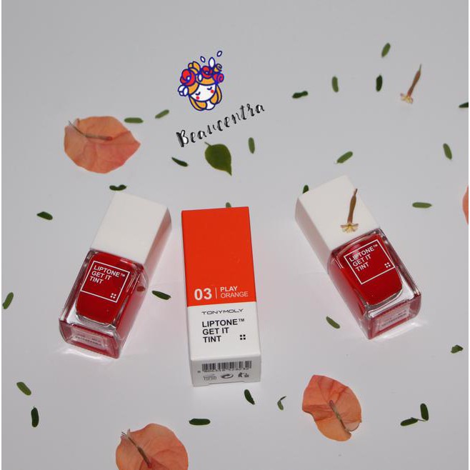 (Hàng Mới Về) Son Môi Jlz5 Tony Moly Liptone Get It (03, 05) Màu Cam 2uty