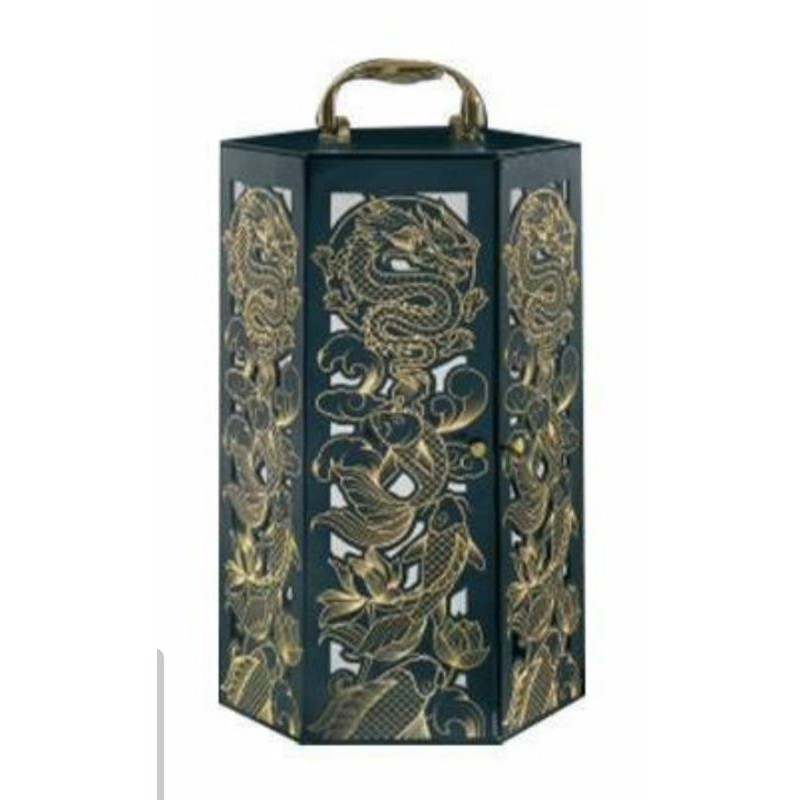 CHÍNH HÃNG BÁNH TRĂNG VÀNG TRUNG THU KINH ĐÔ. 28% Dòng Trăng Vàng Cao Cấp Black &Gold 4 bánh+160g+trà 50g+đèn