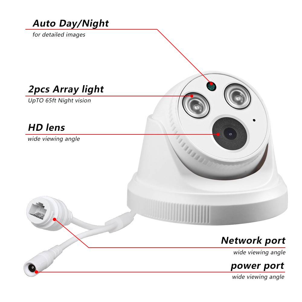 3MP high definition network dome camera for CCTV security camera