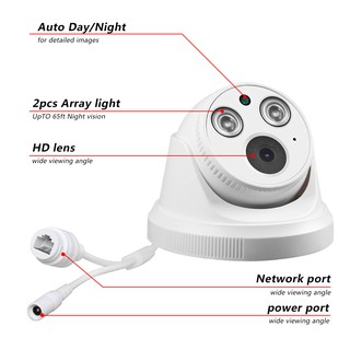 3MP high definition network dome camera for CCTV security camera