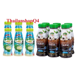 COMBO 6 CHAI NƯỚC THẠCH SƯƠNG SÁO MAGIC FARM 240ML THÁI LAN