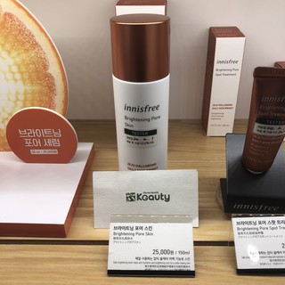 Nước cân bằng từ vỏ quýt Innisfree Brightening Pore Skin 150ml