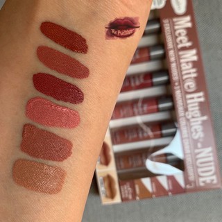 Set son 6 thỏi The Balm Meet Matte Hughes Mini Set - Nude +2% phí bán hàng